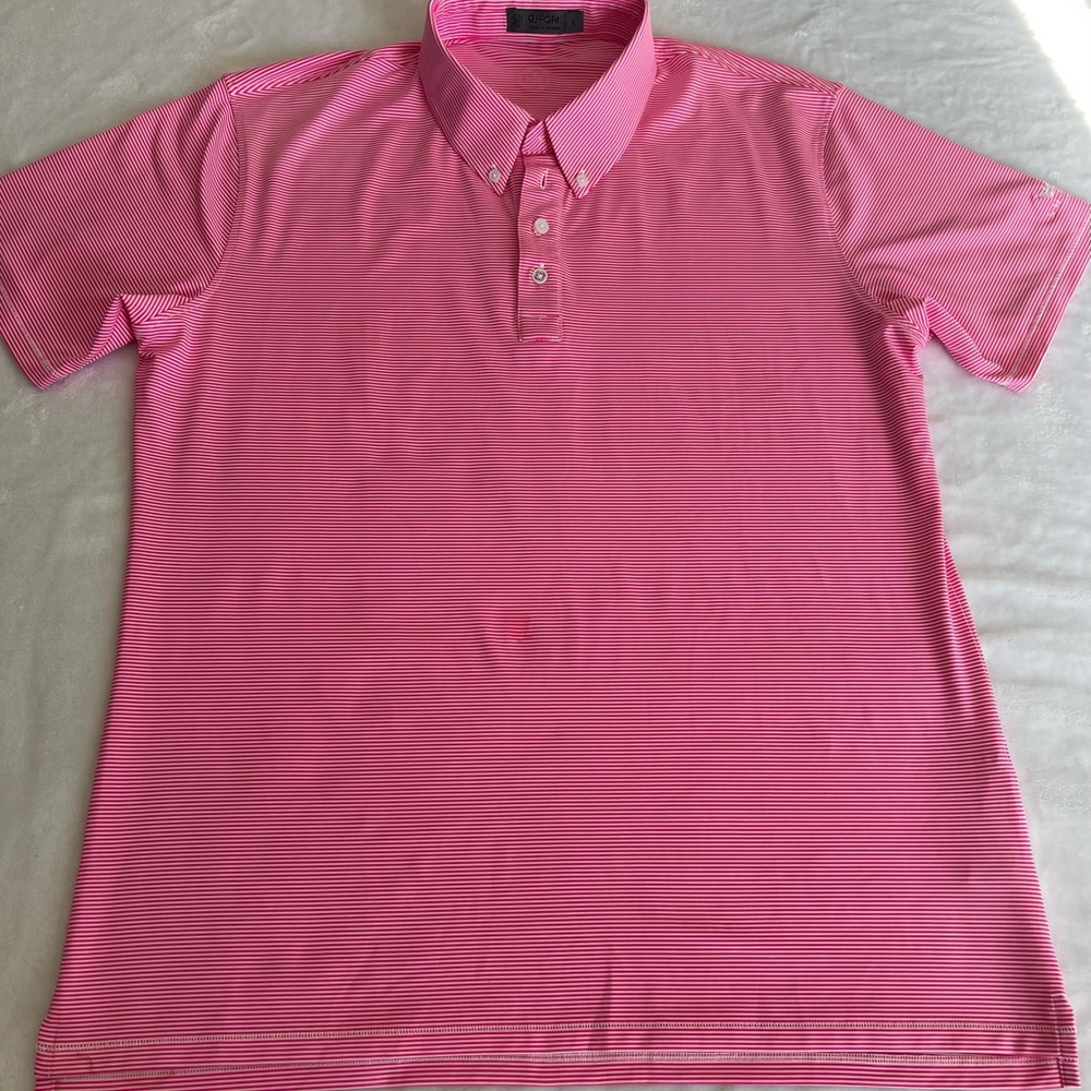 G/fore Pink Polo Shirt